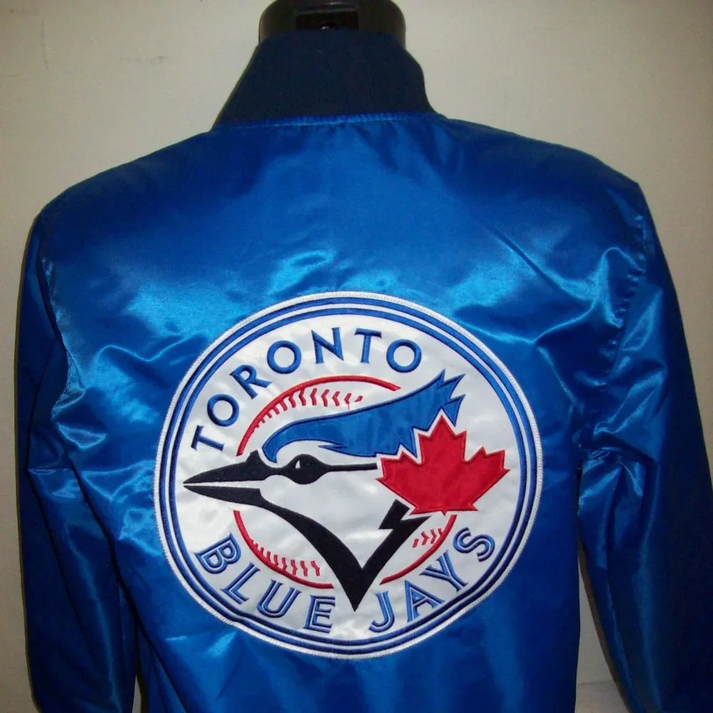 TORONTO BLUE JAYS Starter Full Zip Spring / Fall Jacket 2X - Picture 2 of 11